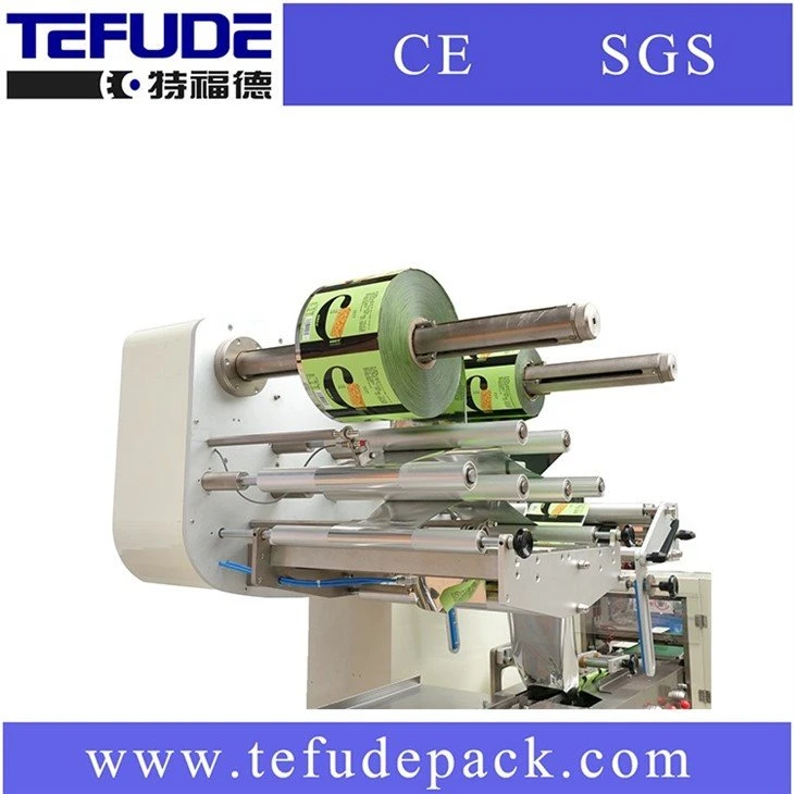dual roll flow wrapper automatic flow wrapping packaging machinery bake products packaging